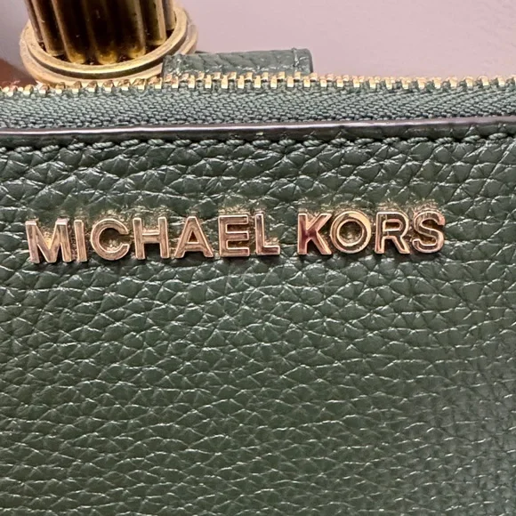 Michael Kors Double Zip Jet Set Travel Wallet Phone Wristlet - Picture 2 of 12